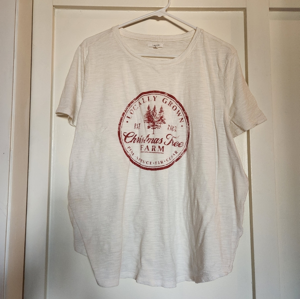 Maurices Christmas tree farm shirt size 1x
